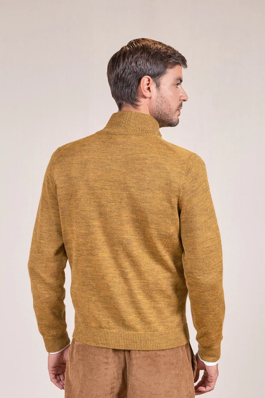 Albert Sweater Baby Alpaca Color Curry