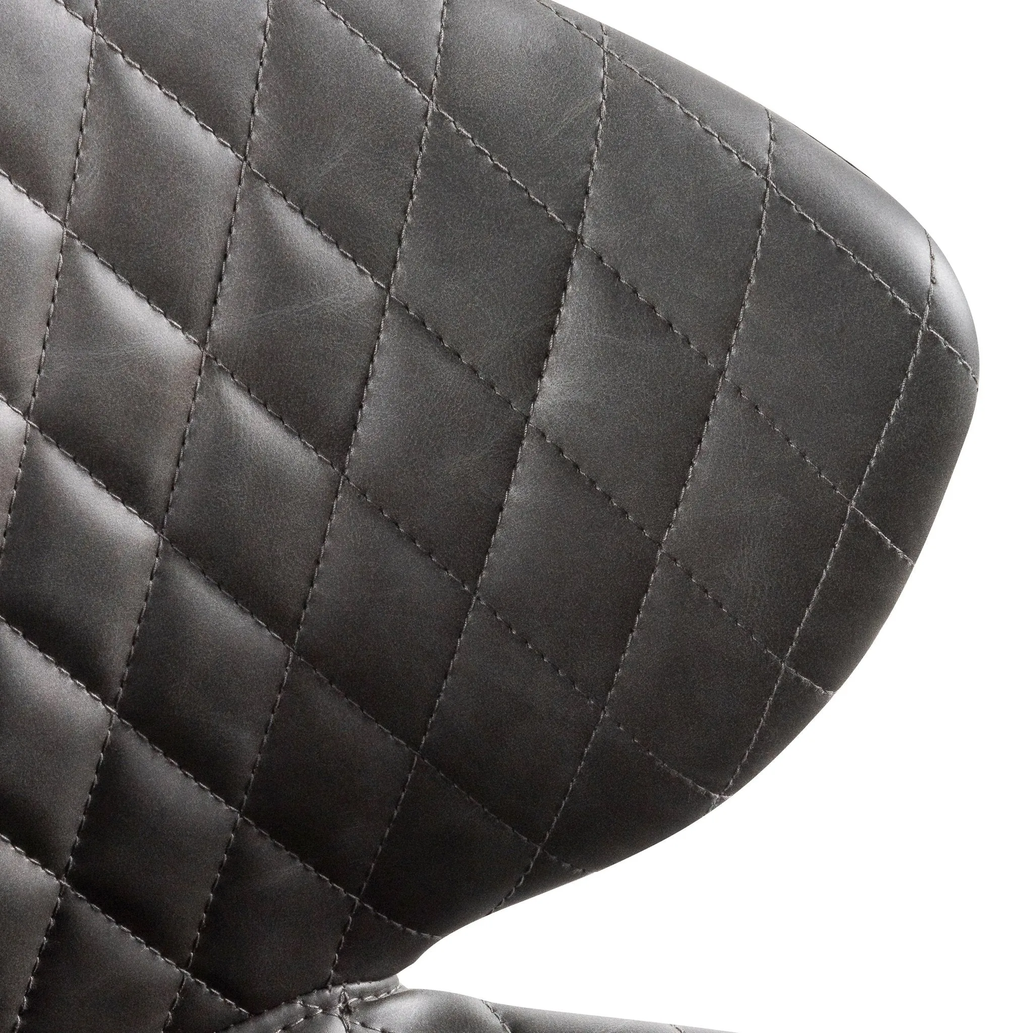 Amos Office Chair - Charcoal with Black Base