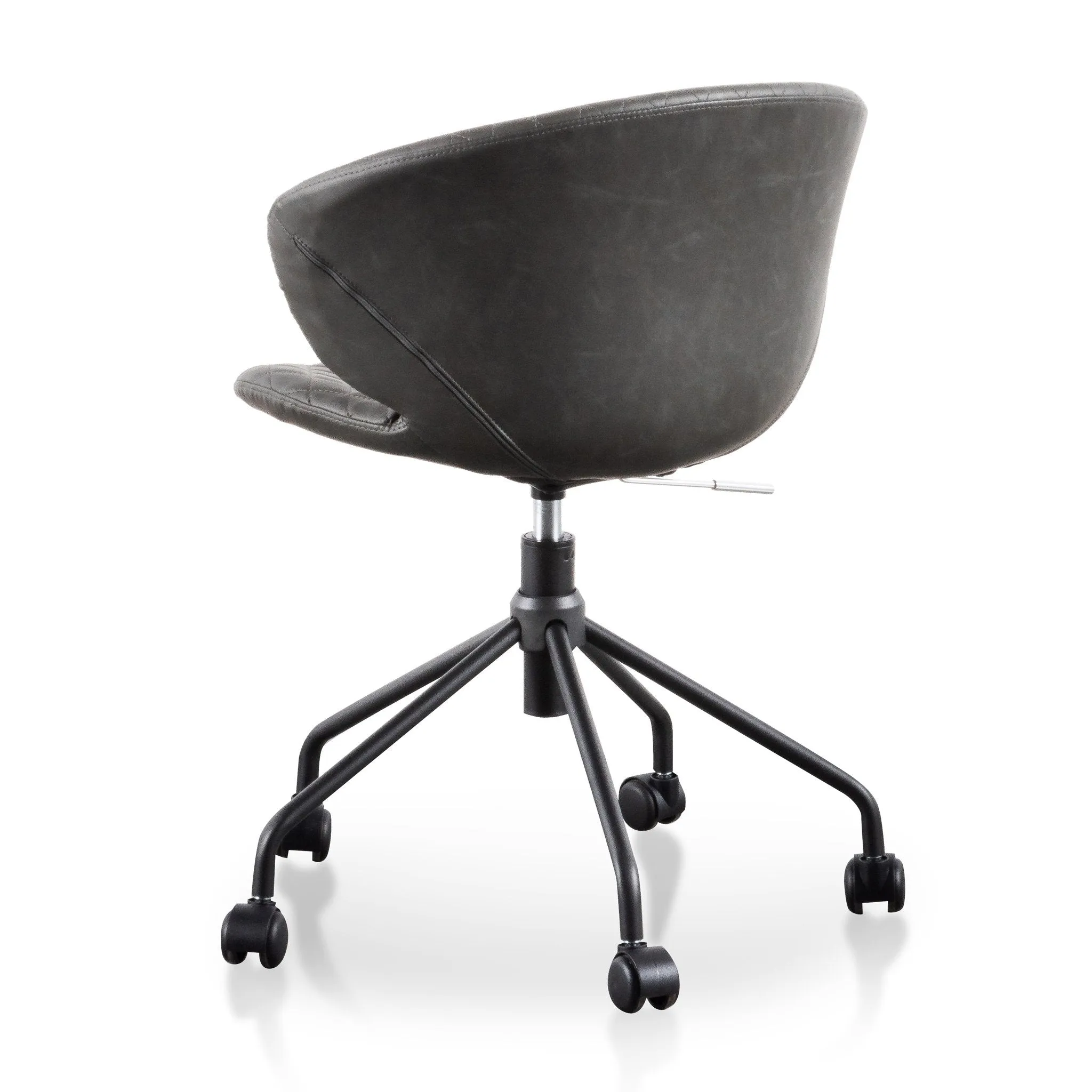 Amos Office Chair - Charcoal with Black Base