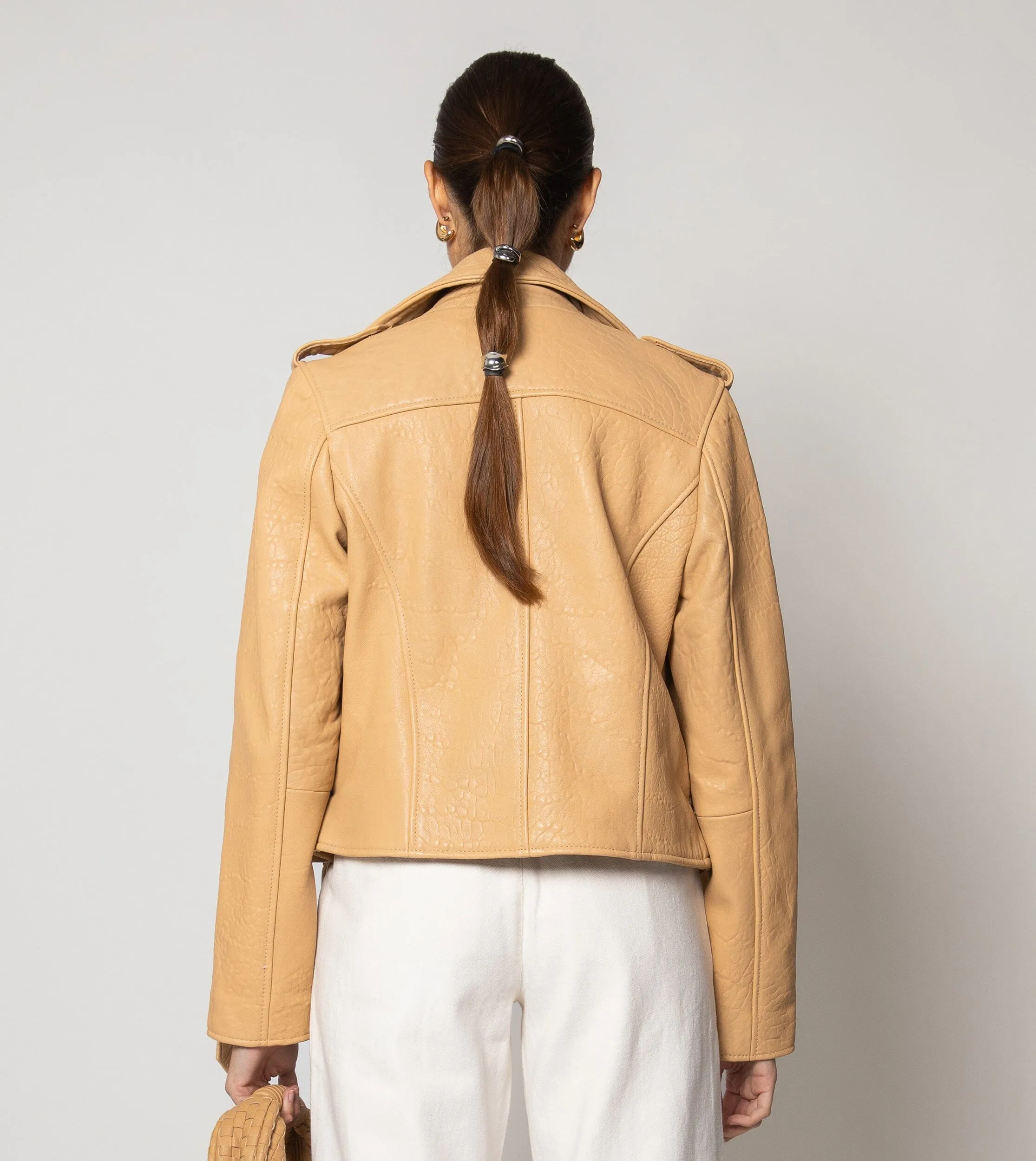 Asher Leather Jacket | Tan