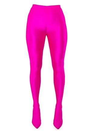 Azalea Wang TayTay Fuchsia Stiletto Boot Pants