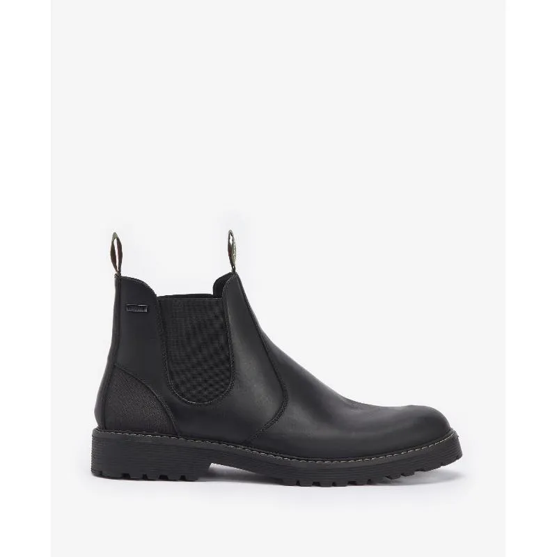 Barbour Patton Mens Chelsea Boot - Black