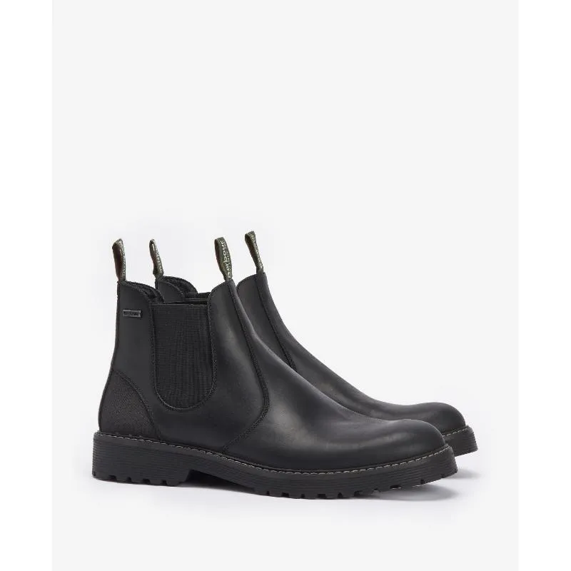 Barbour Patton Mens Chelsea Boot - Black