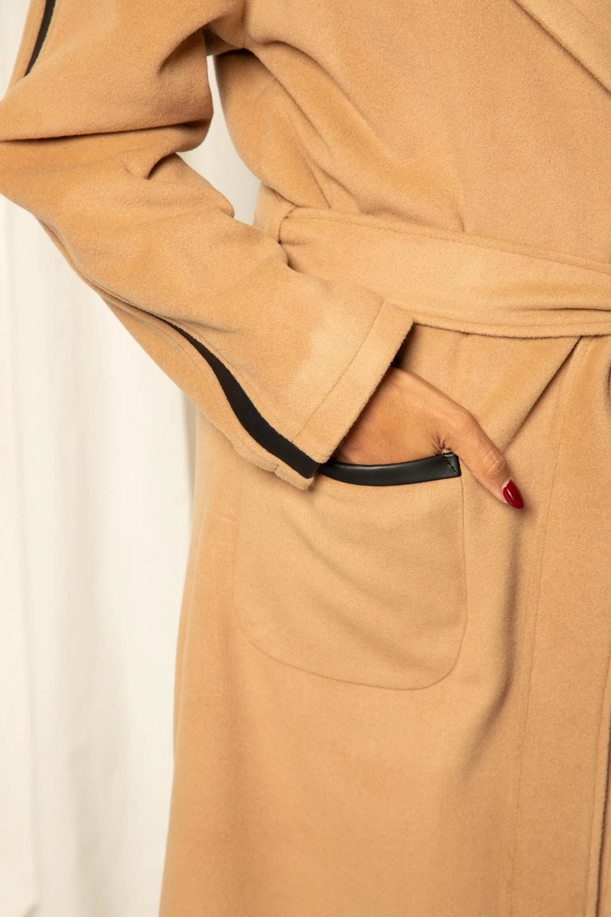 BELTED ROBE JACKET