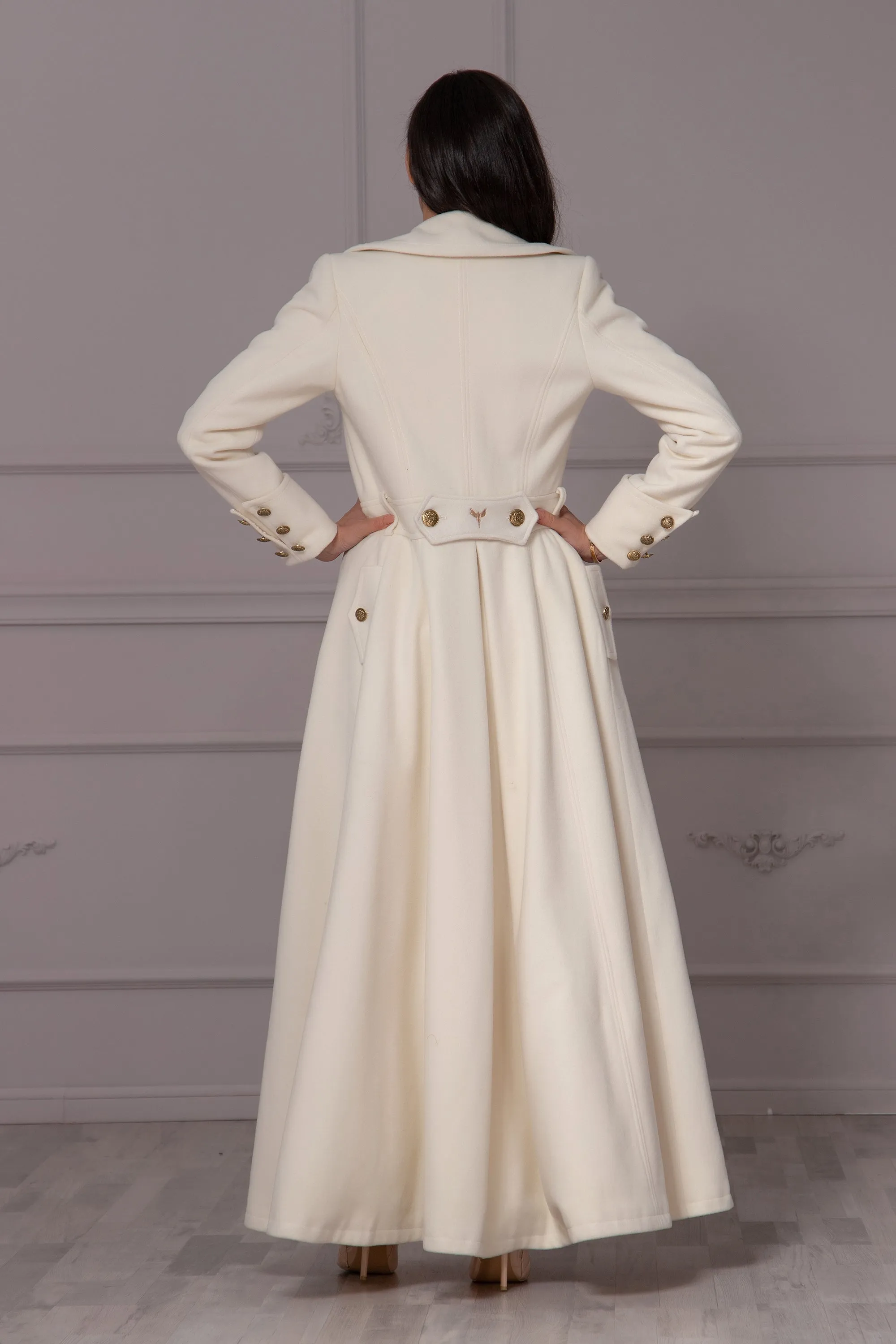 BRIDAL MAXI COAT