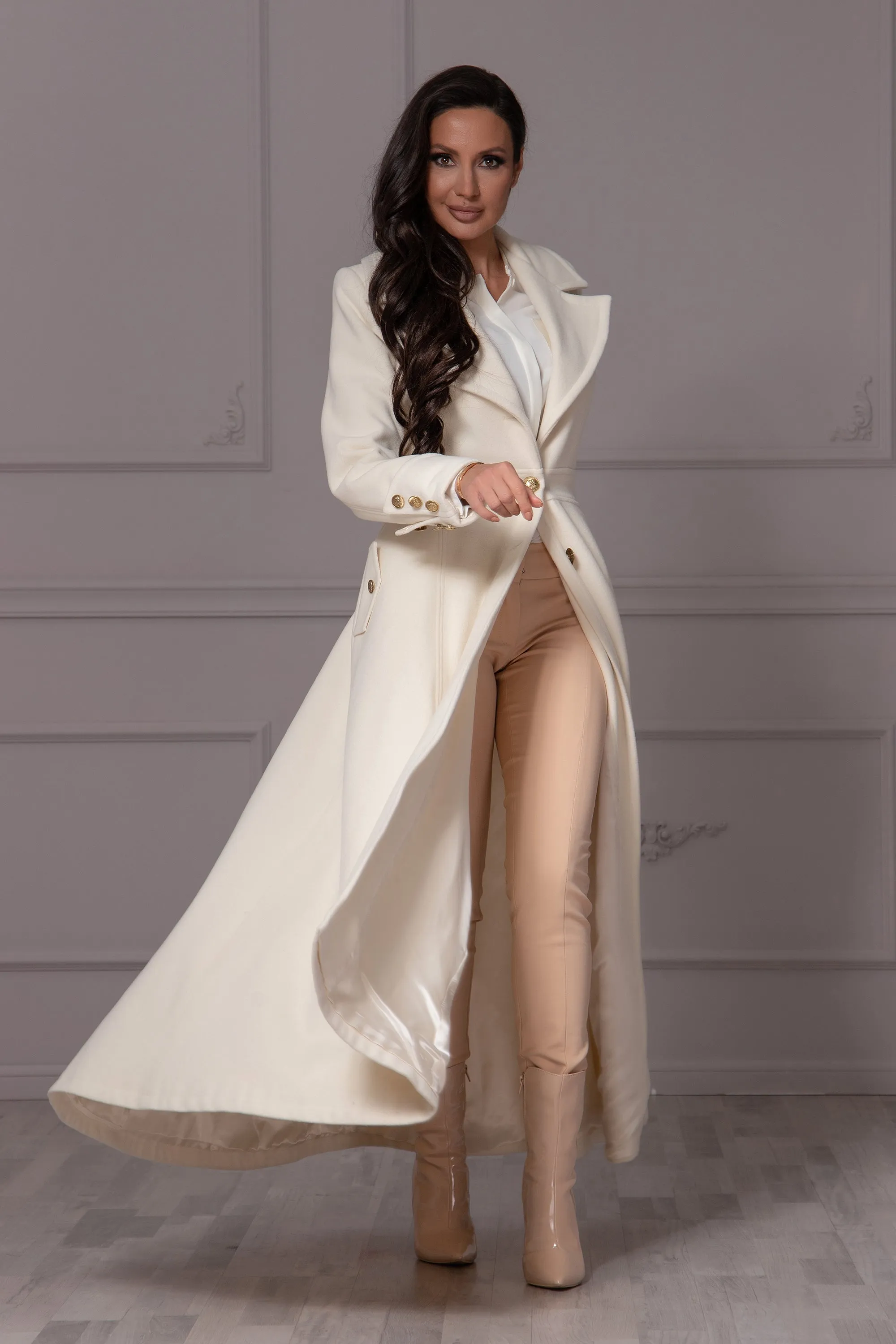 BRIDAL MAXI COAT