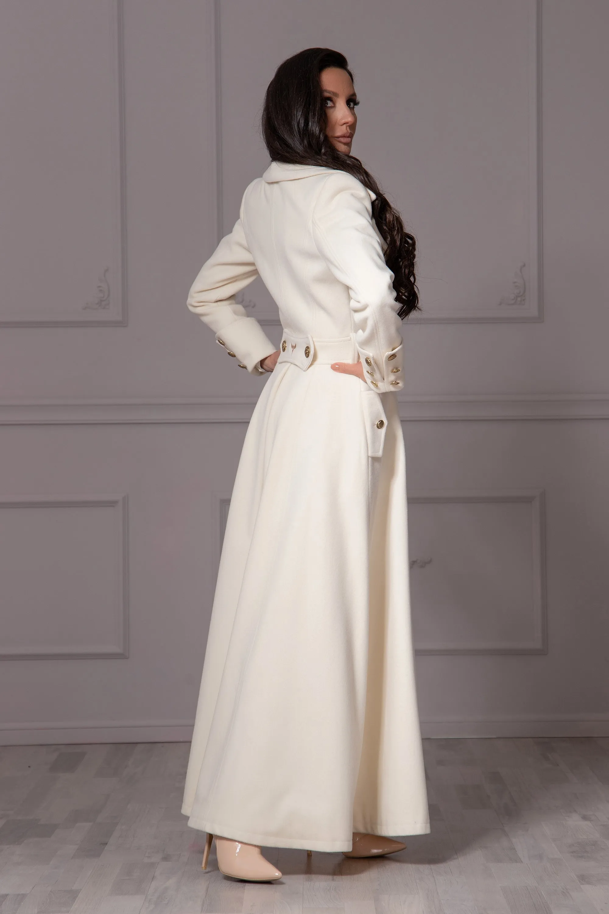 BRIDAL MAXI COAT