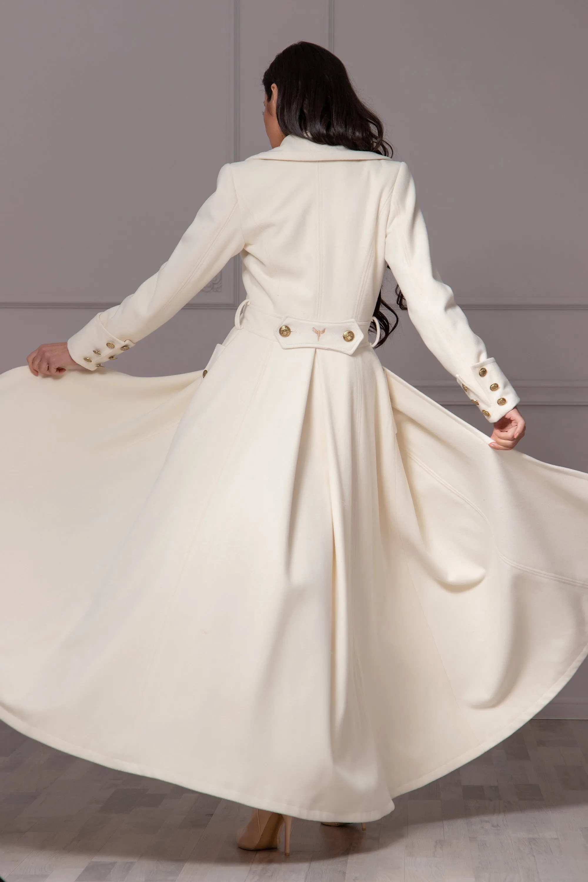 BRIDAL MAXI COAT