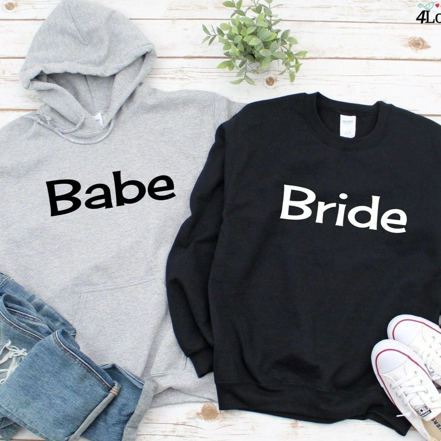 Bride & Babe Bachelorette Party Matching Set: Celebratory Outfits for Bridal Shower Guests and Wedding Mementos