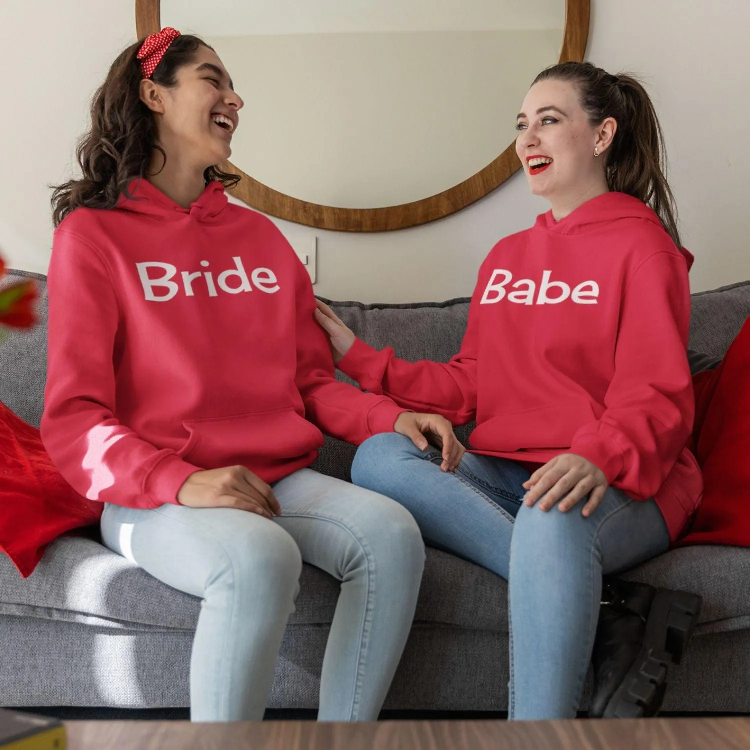 Bride & Babe Bachelorette Party Matching Set: Celebratory Outfits for Bridal Shower Guests and Wedding Mementos