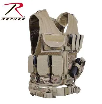 Cross Draw MOLLE Tactical Vest