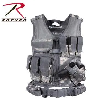 Cross Draw MOLLE Tactical Vest