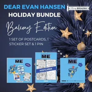 DEAR EVAN HANSEN "Sincerely Me" BUNDLE - COLOR IT, STICK IT, PIN IT BUNDLE