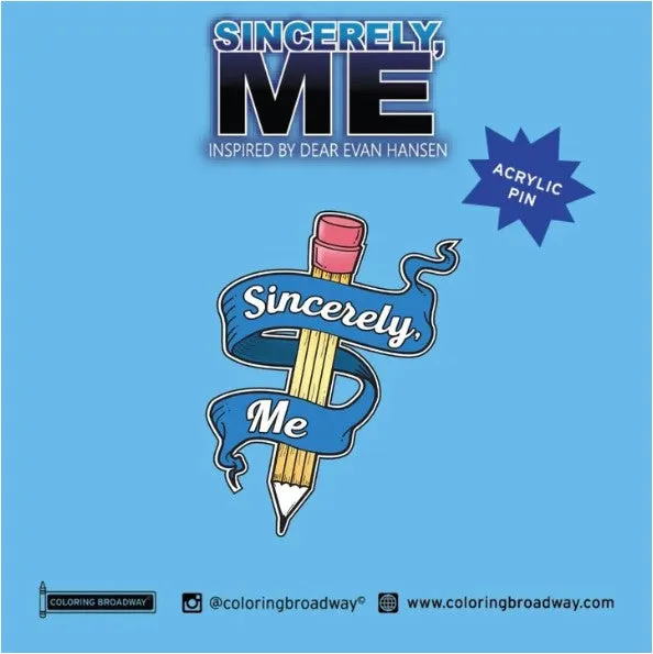 DEAR EVAN HANSEN "Sincerely Me" BUNDLE - COLOR IT, STICK IT, PIN IT BUNDLE