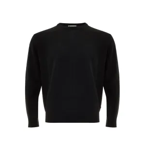 FERRANTE Elegant Black Wool Sweater for Men