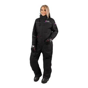 FXR Womens Excursion Snowmobile Monosuit Black/Fuchsia