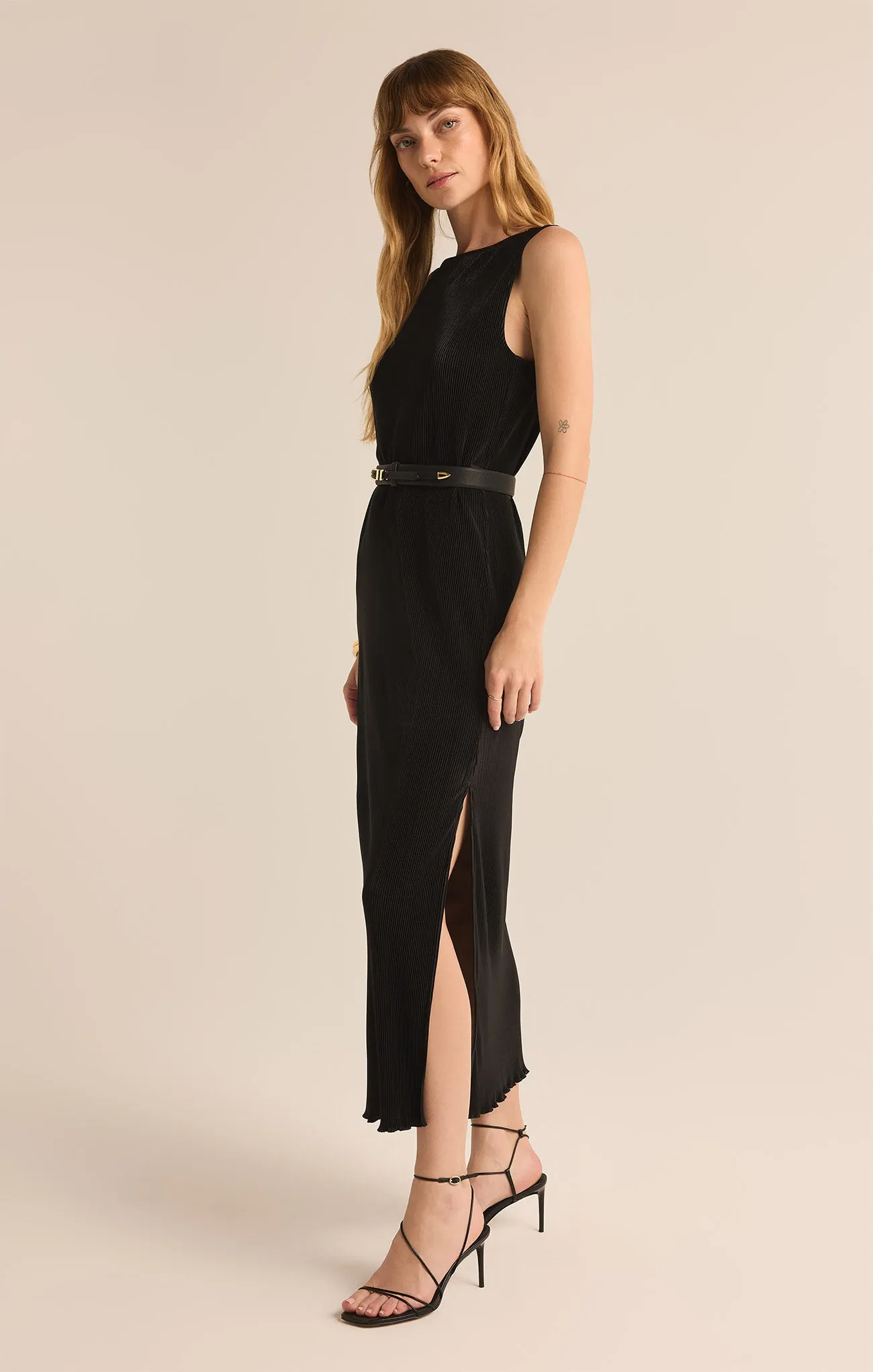 Gatsby Plisse Midi Dress