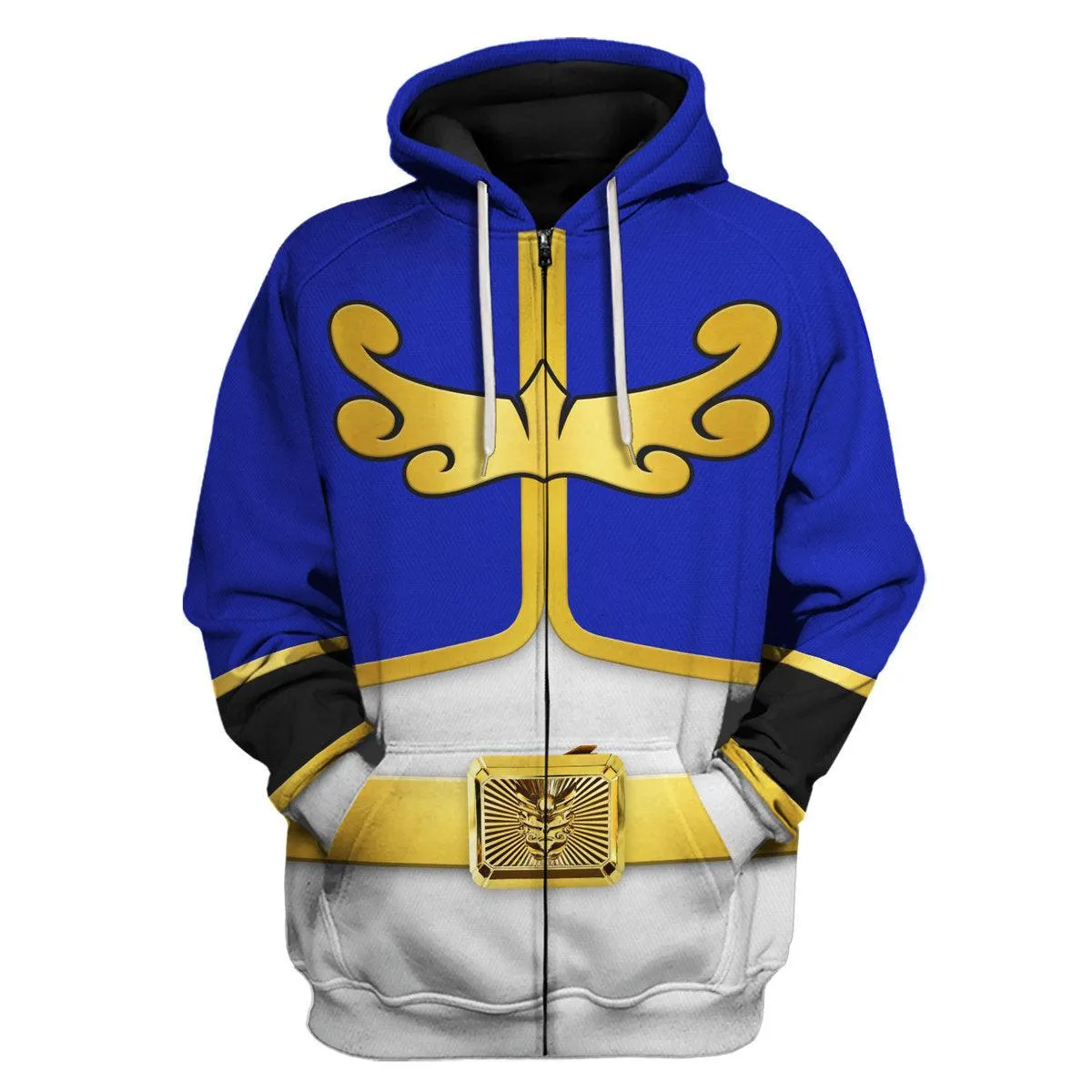 Gearhomie Megaforce Blue Ranger Hoodies Sweatshirt T-shirt Hawaiian Sweatpants