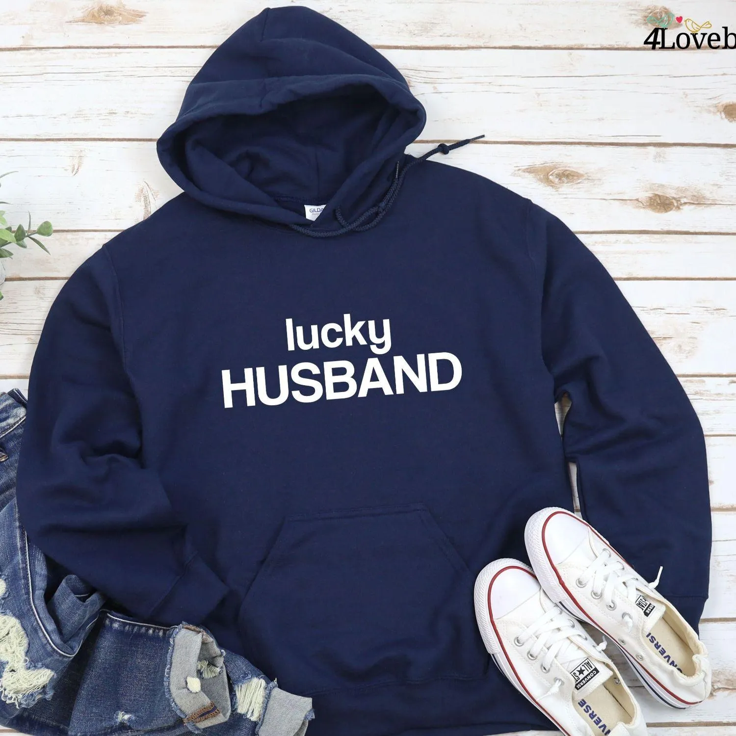 Gift Duo for Couples: Matching Outfits - Lucky Husband & Trophy Wife Outfit Set