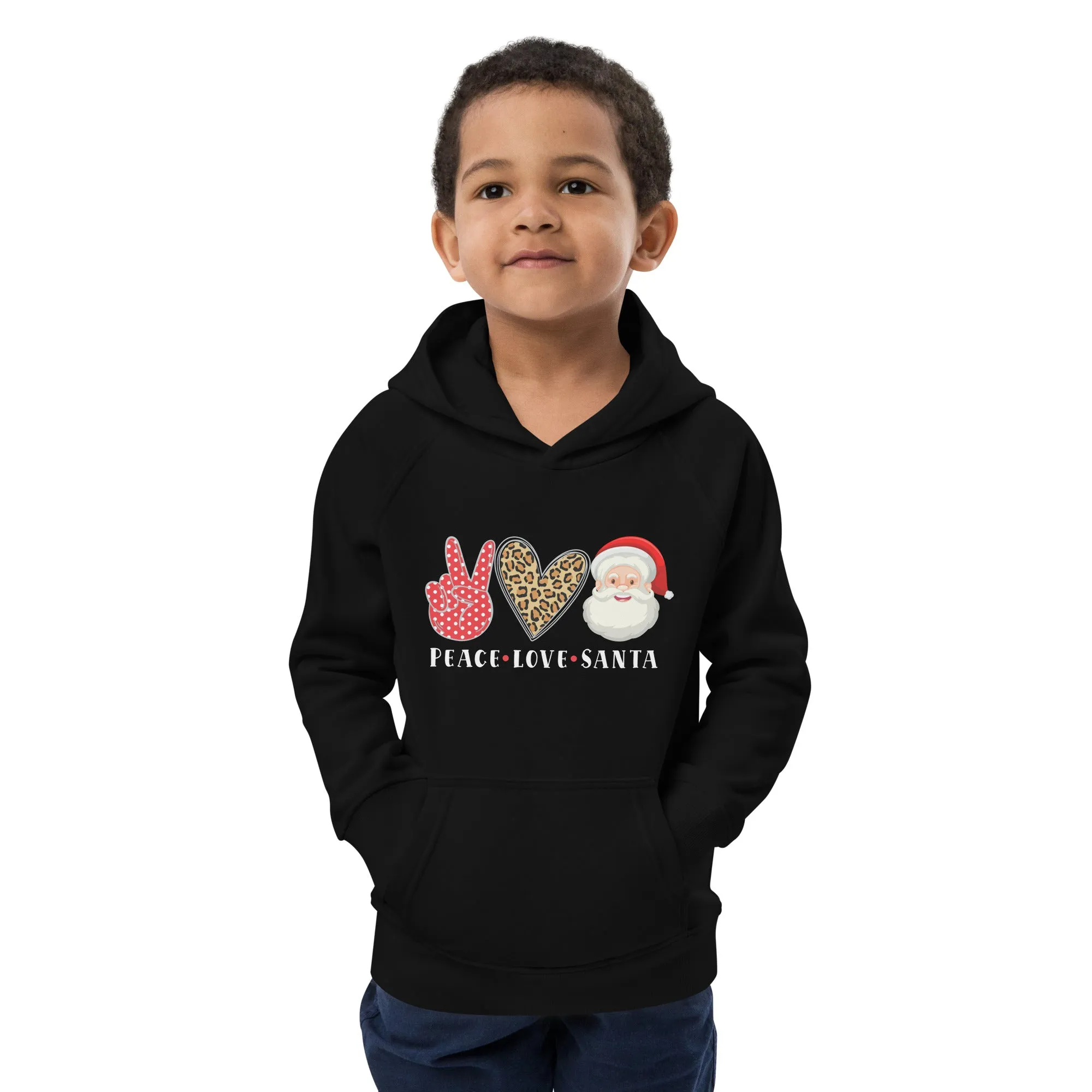 Hello Santa Kids Eco Hoodie