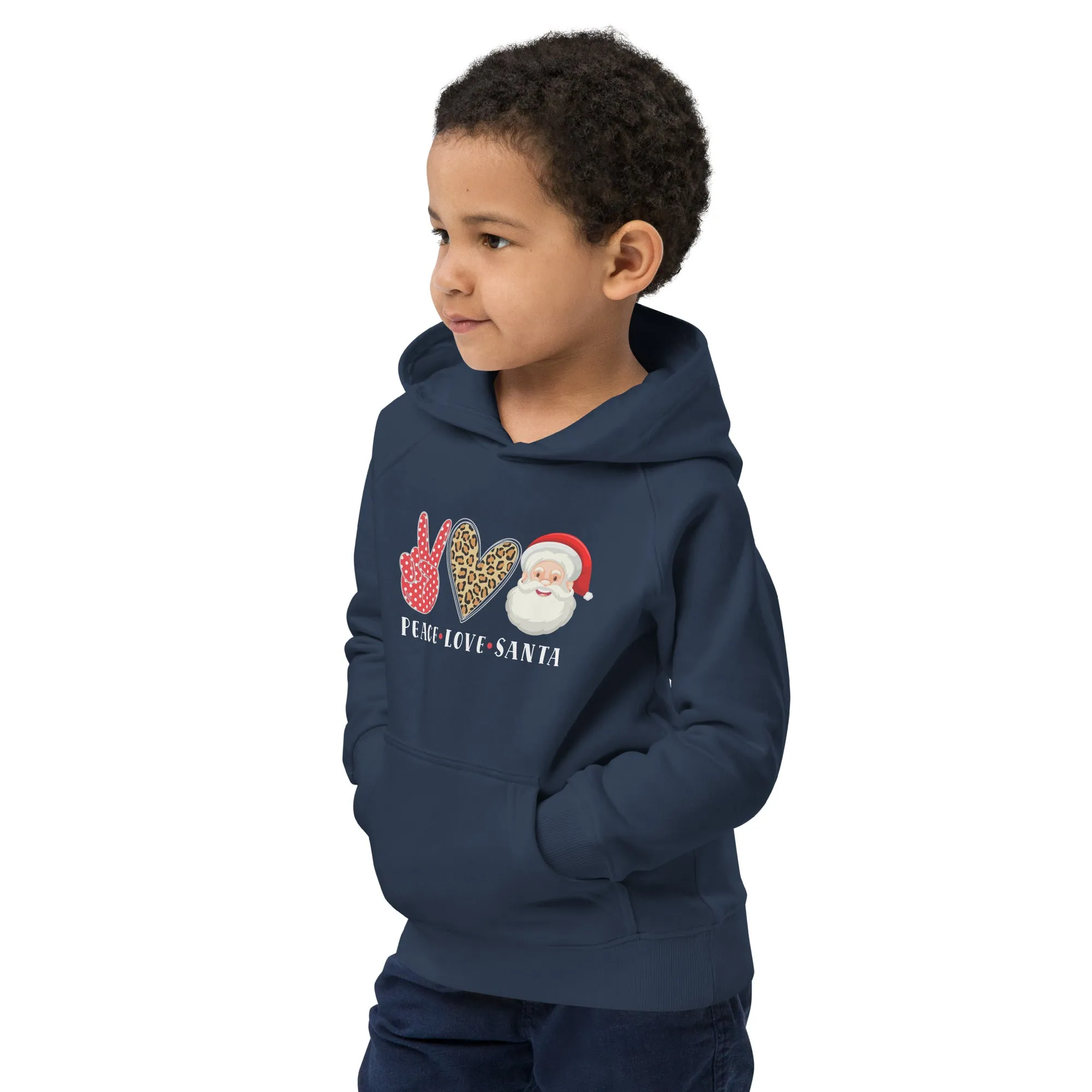 Hello Santa Kids Eco Hoodie