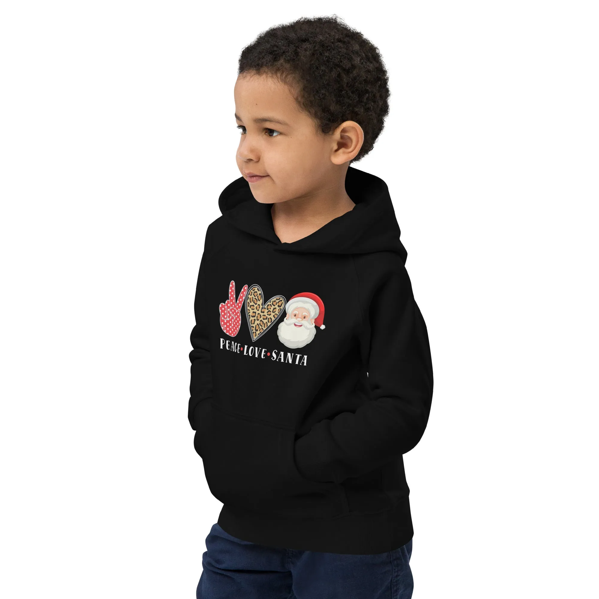 Hello Santa Kids Eco Hoodie