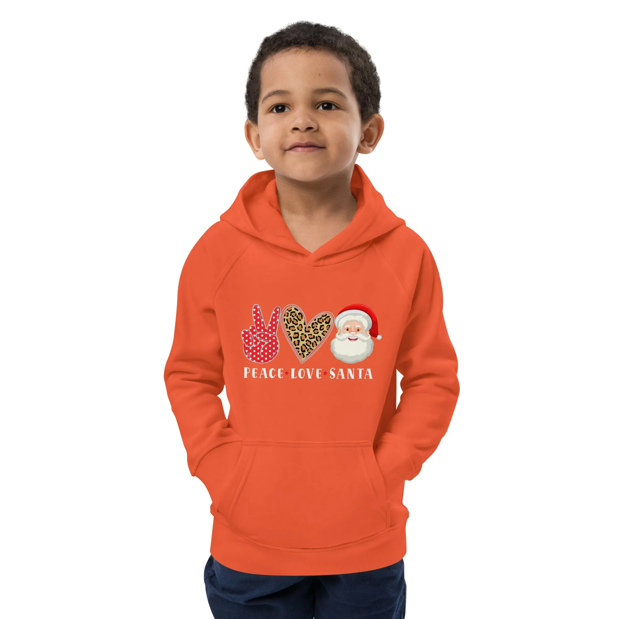 Hello Santa Kids Eco Hoodie