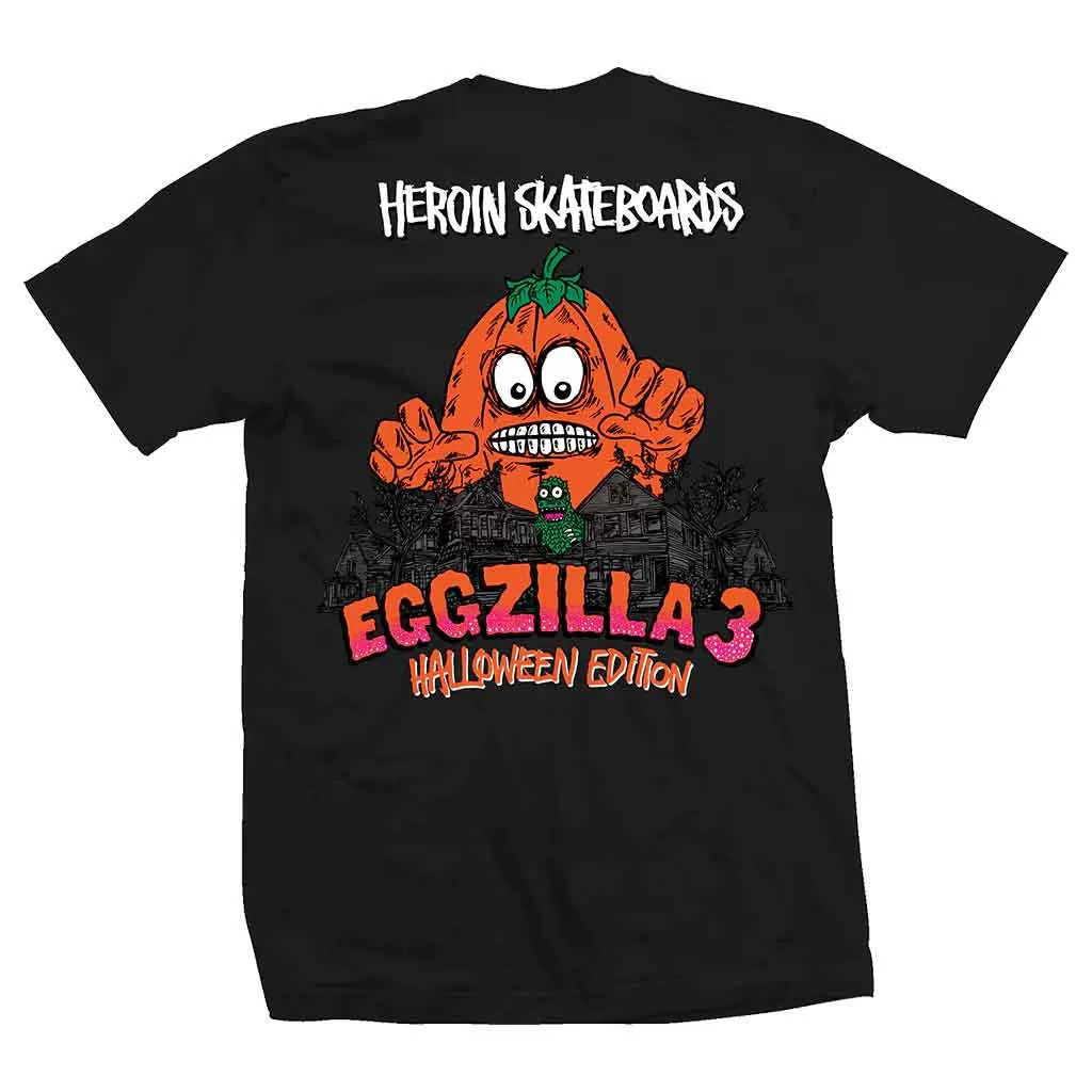 Heroin Eggzilla 3 SS Tee - Black