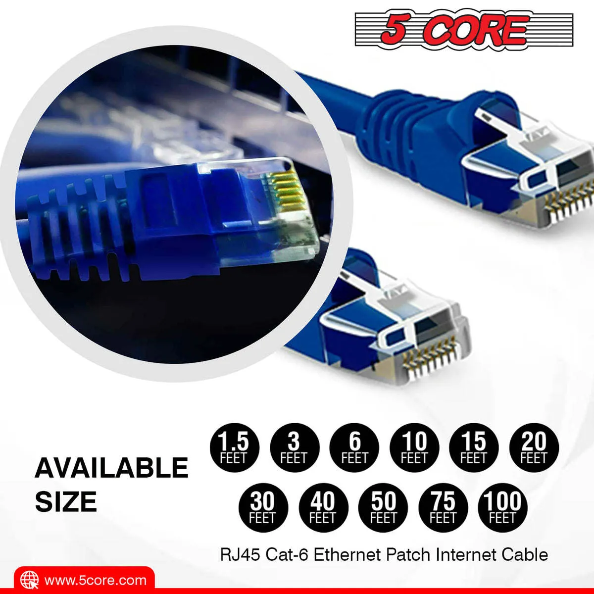 High Speed 26AWG with Gold Plated RJ45 Connector Cables