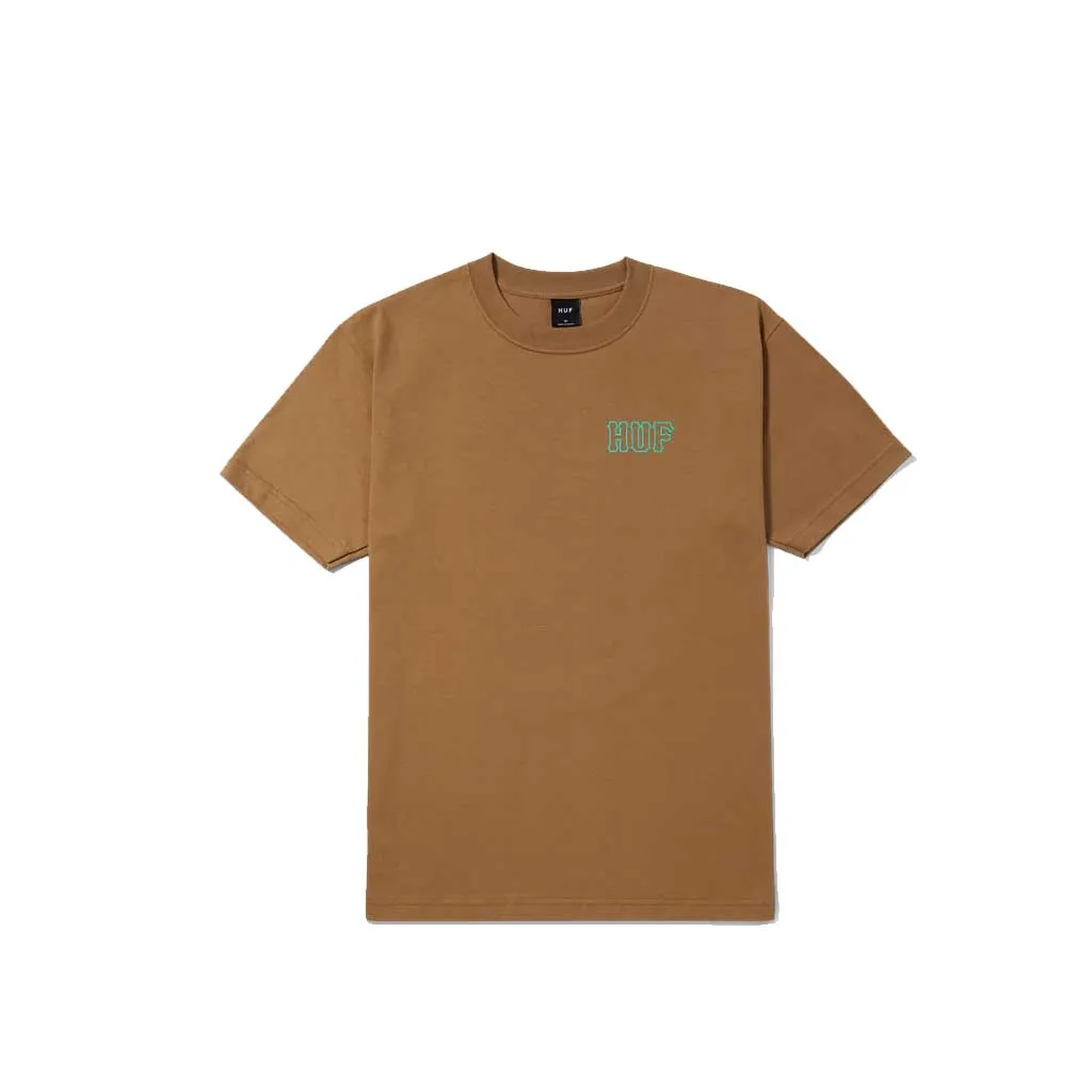 Huf Set H S/S Tee - Camel