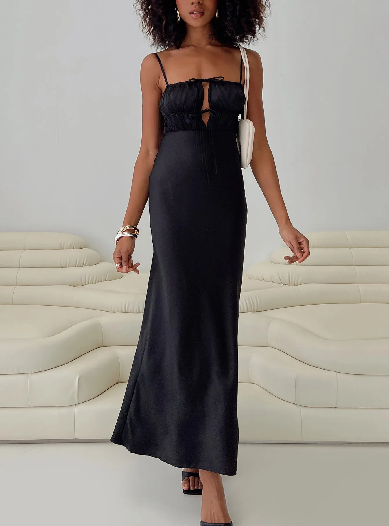 Jaquelin Maxi Dress Black