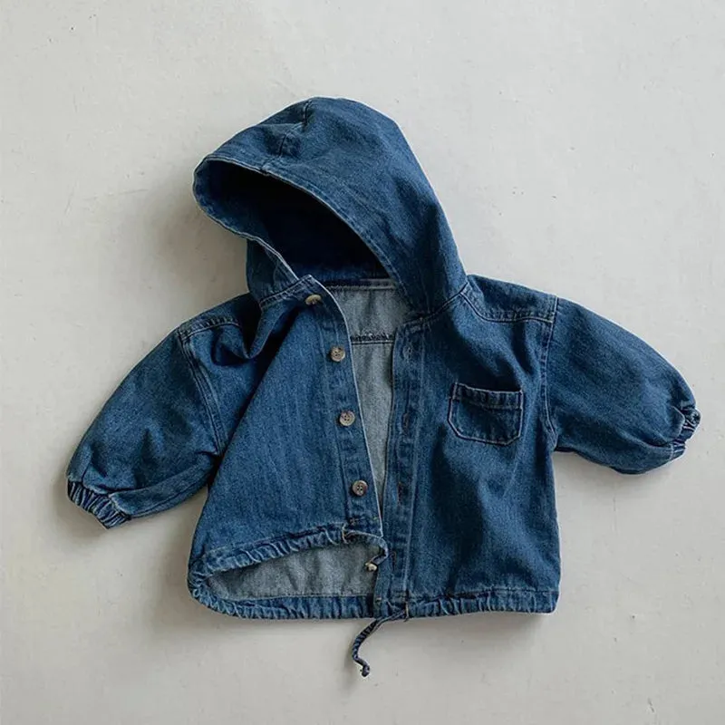 Kids Corduroy Hooded Jacket