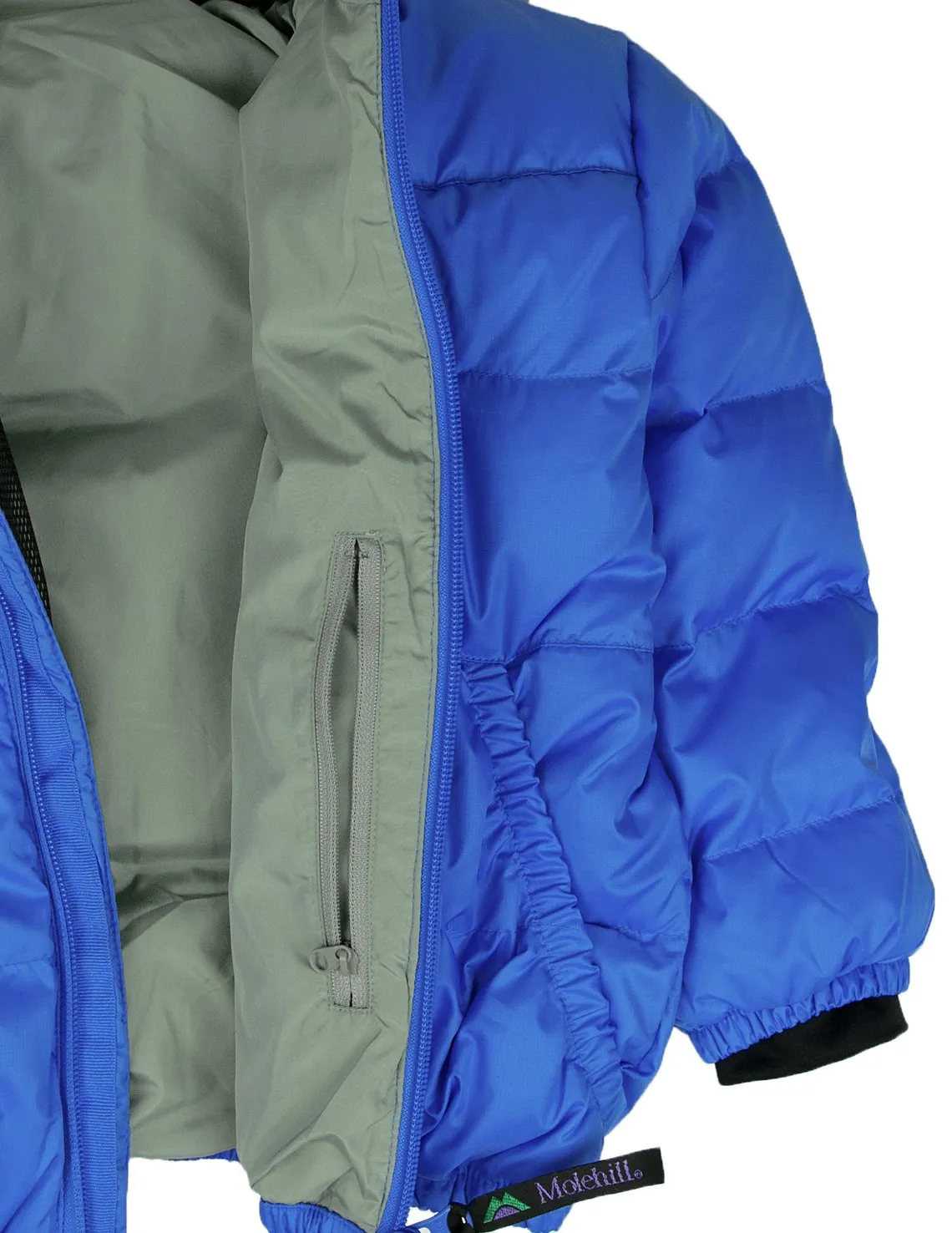 Kids Down Hooded Jacket - Azure