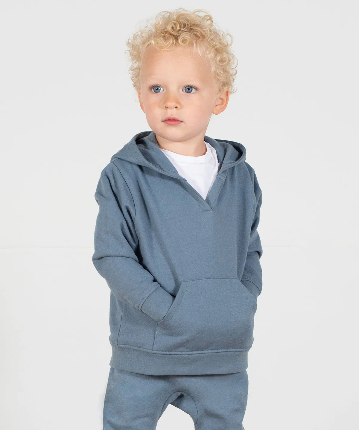 Kids sustainable hoodie | Light Stone