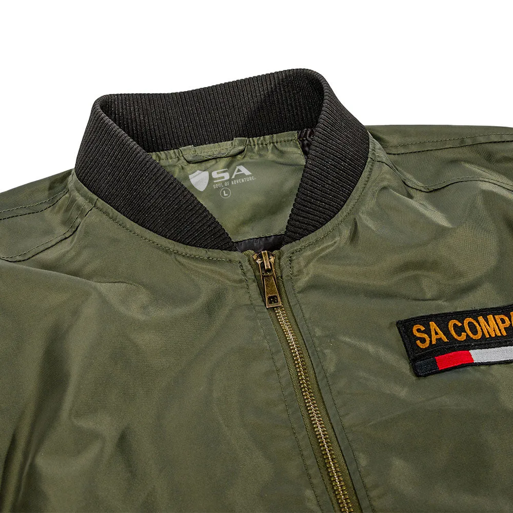 Limited Edition Military Bomber Jacket | Honor | OD Green