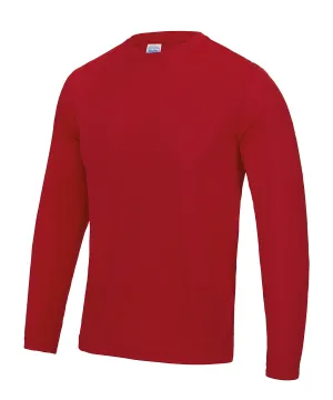 Long sleeve cool T | Fire Red