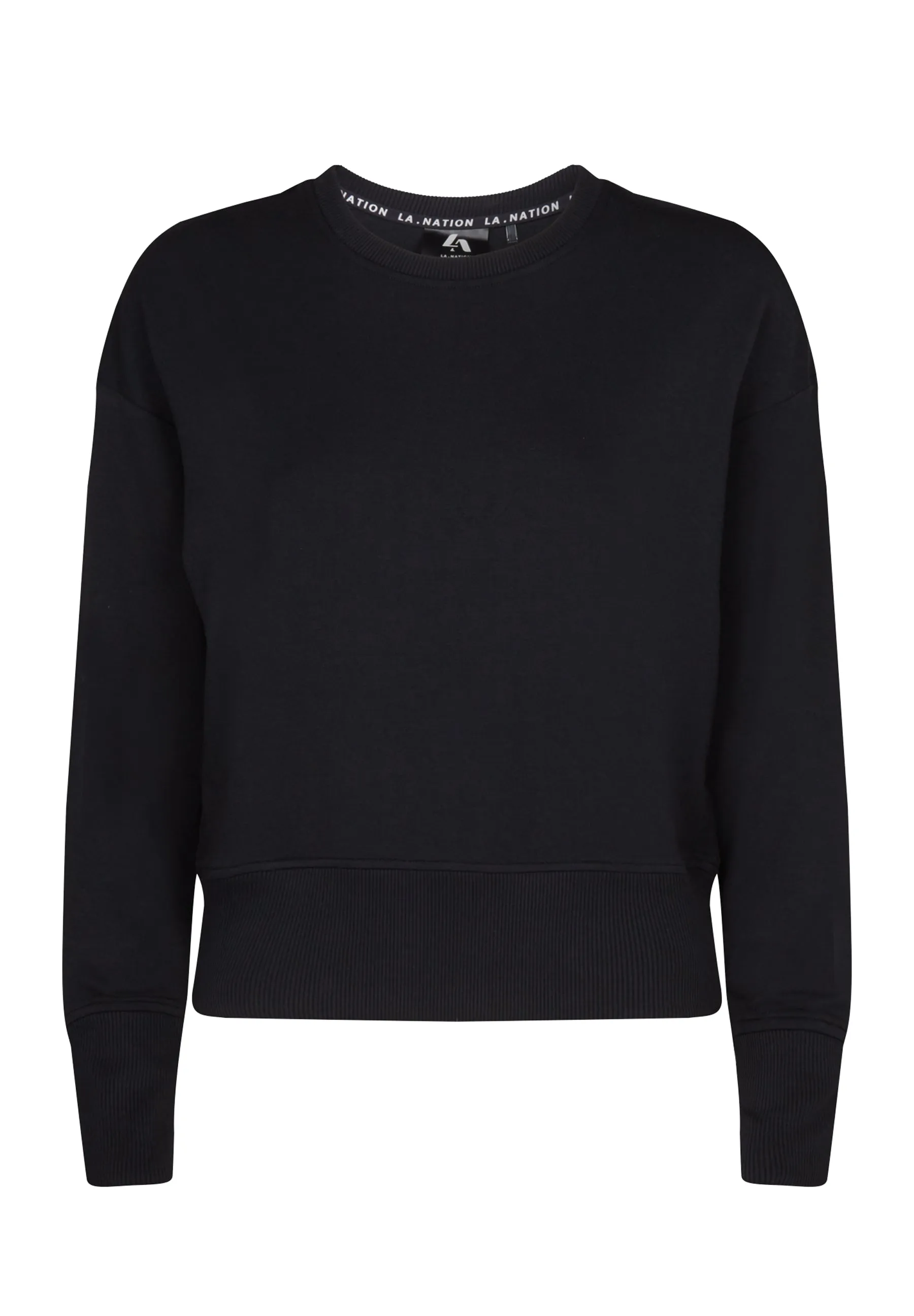 Lux Long Sleeve Sweatshirt-Black