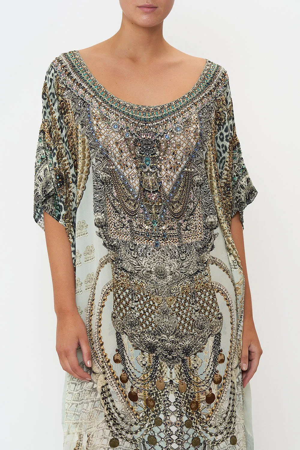 LUXE ROUND NECK KAFTAN FREE ESPIRITU