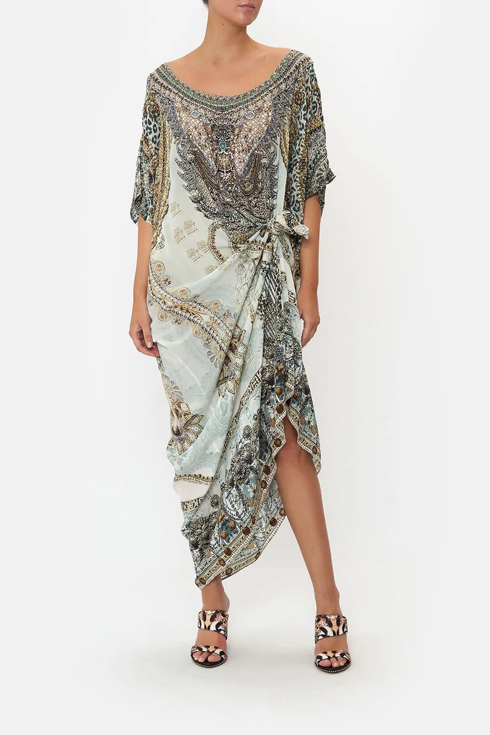 LUXE ROUND NECK KAFTAN FREE ESPIRITU