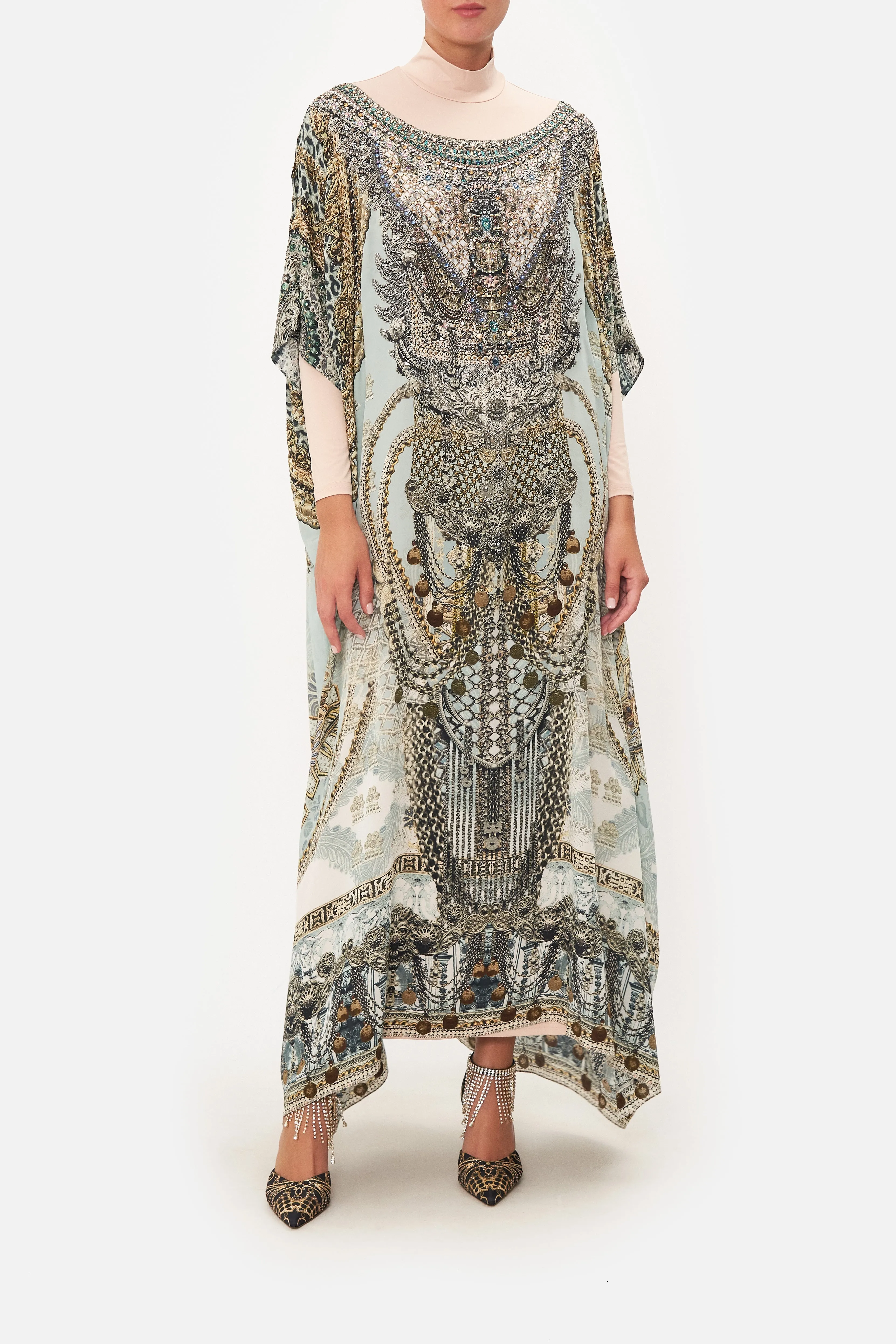 LUXE ROUND NECK KAFTAN FREE ESPIRITU