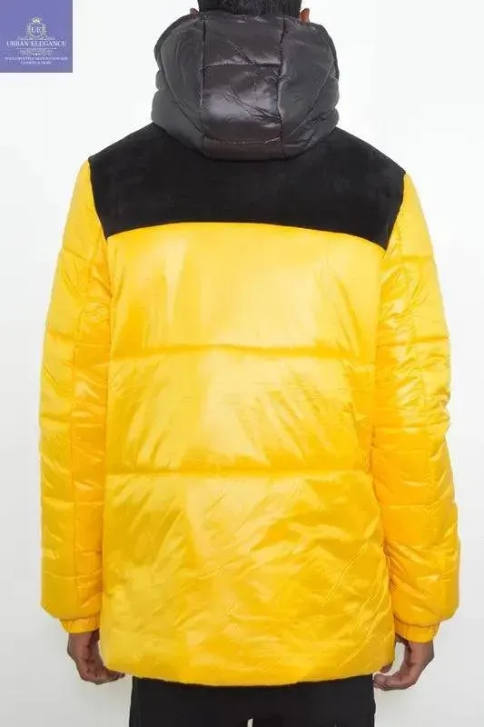 MENS PADDED BUFFLE PUFFER JACKET