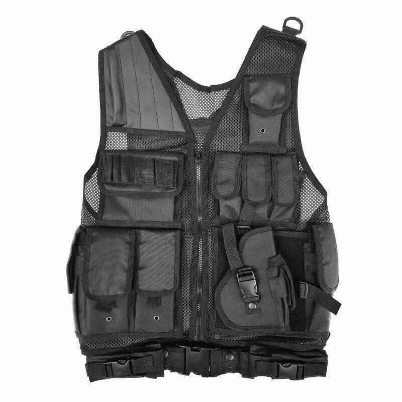 Multi-Purpose Tactical Molle Vest TL-49 BLACK