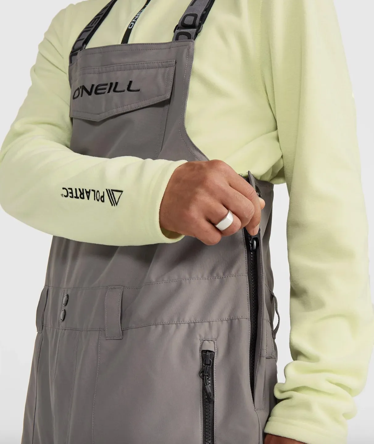 Oneill Mens O'riginals Bib Pant Flint Stone