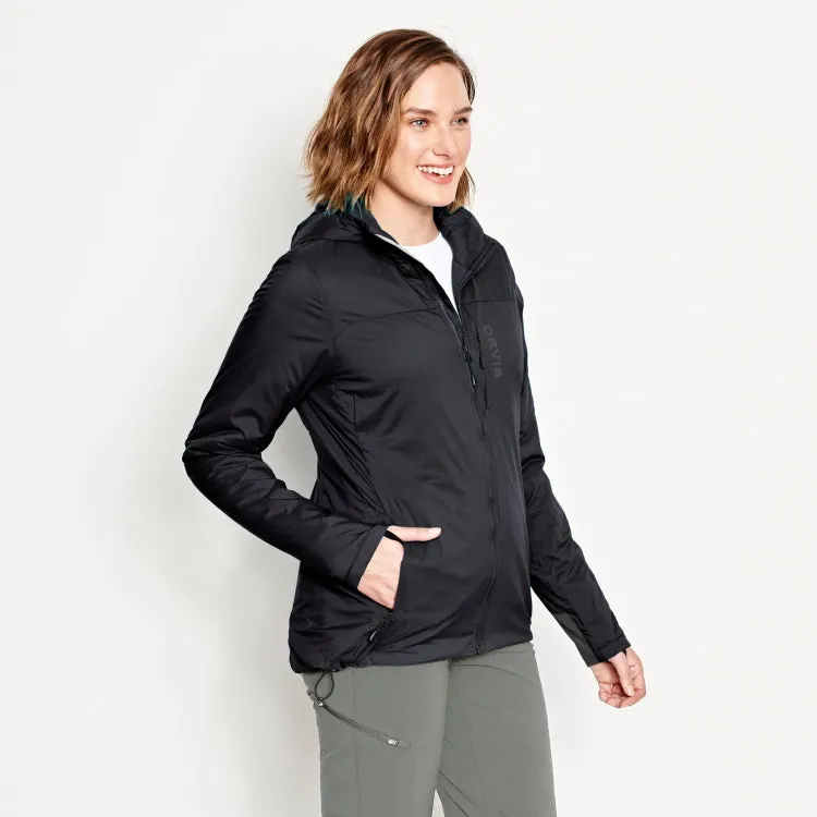 Orvis Ladies Pro Insulated Hooded Jacket - Blackout