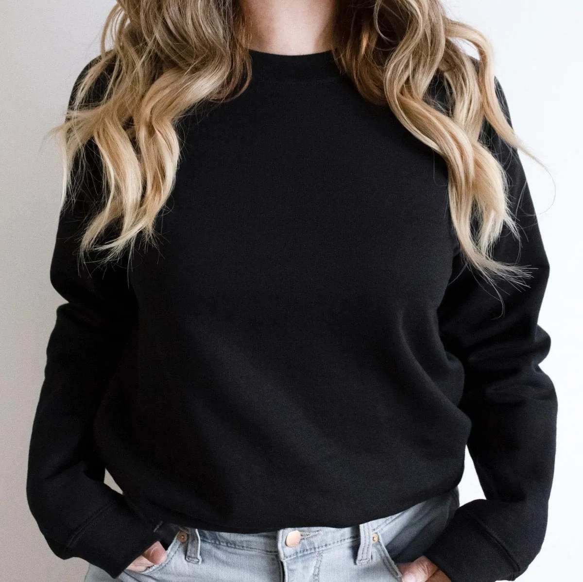 Oversize Soft Crew Sweatshirt