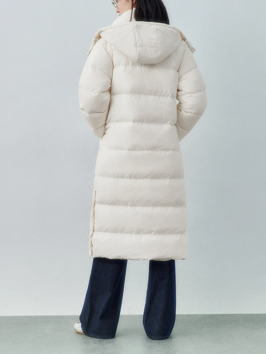 Padded Down Puffer Maxi Coats