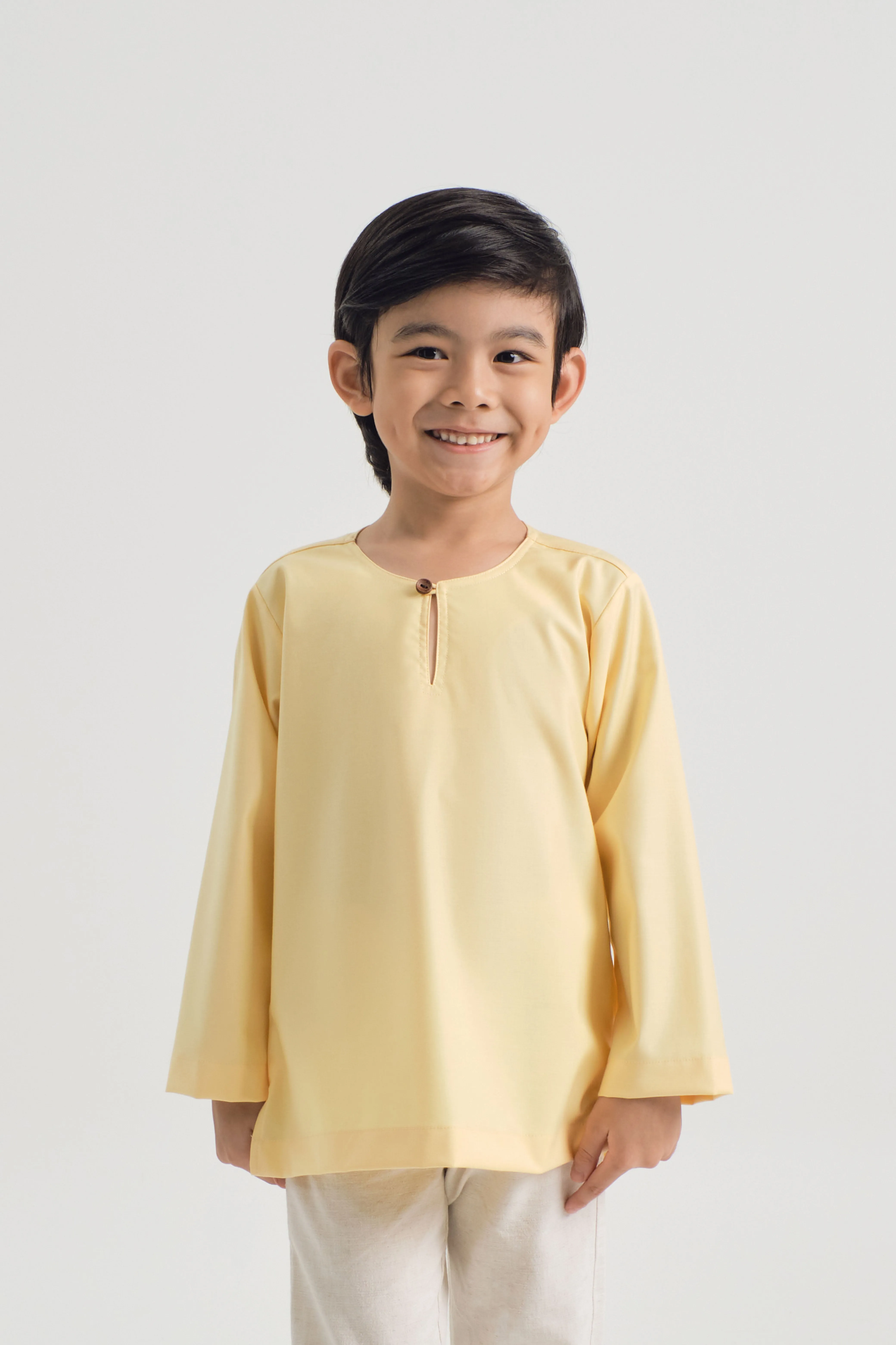 Patawali Boys Top - Soft Yellow