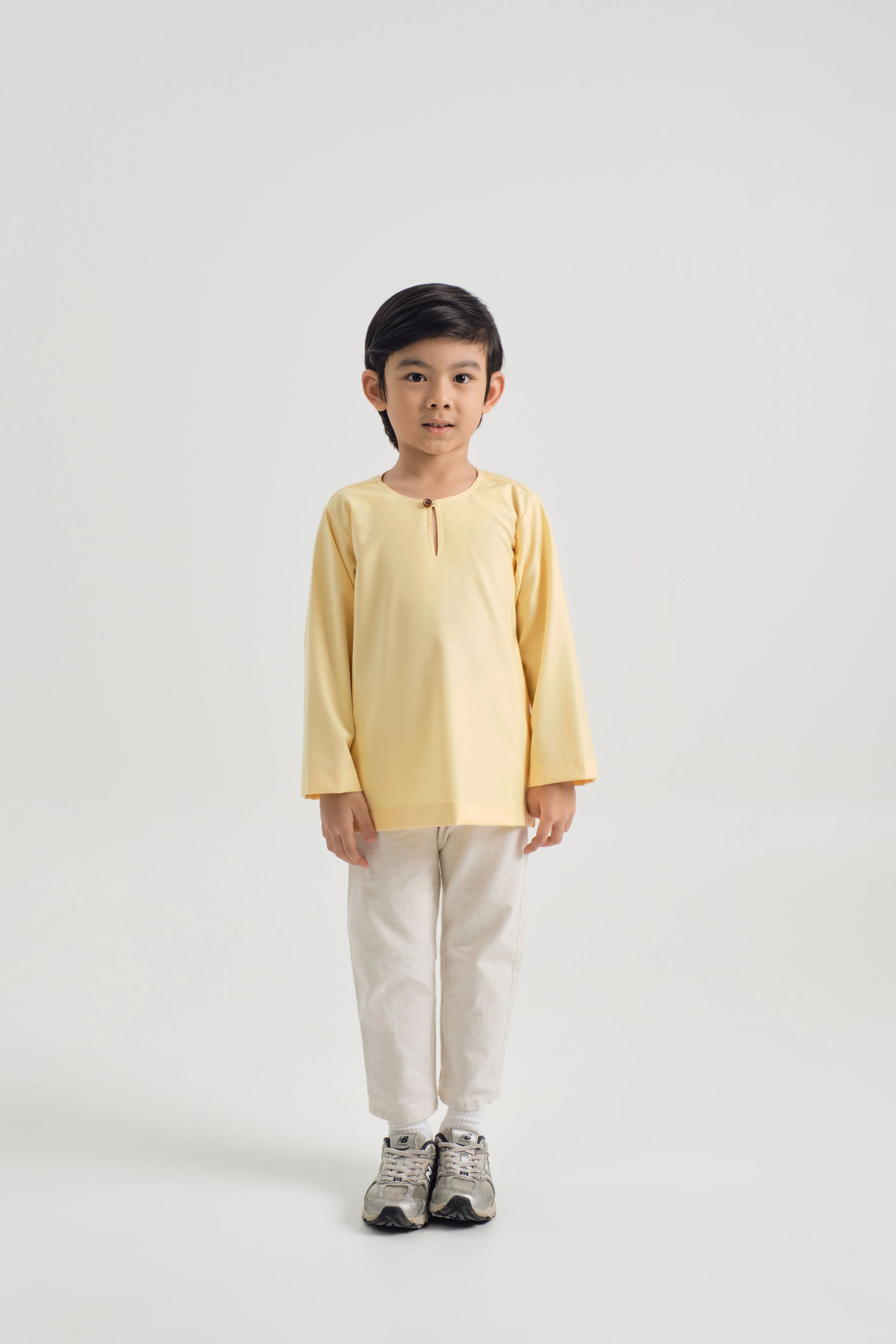 Patawali Boys Top - Soft Yellow