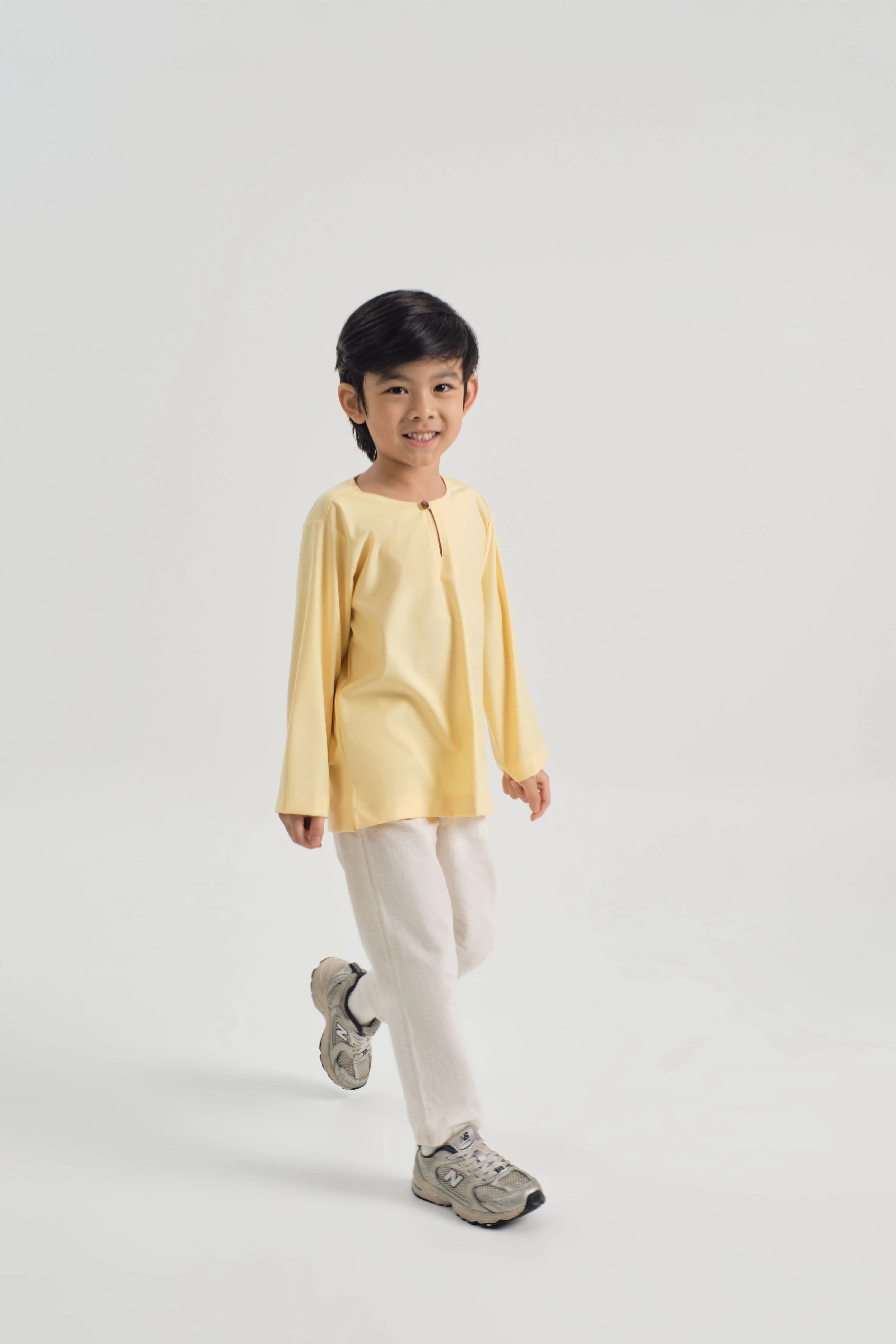 Patawali Boys Top - Soft Yellow