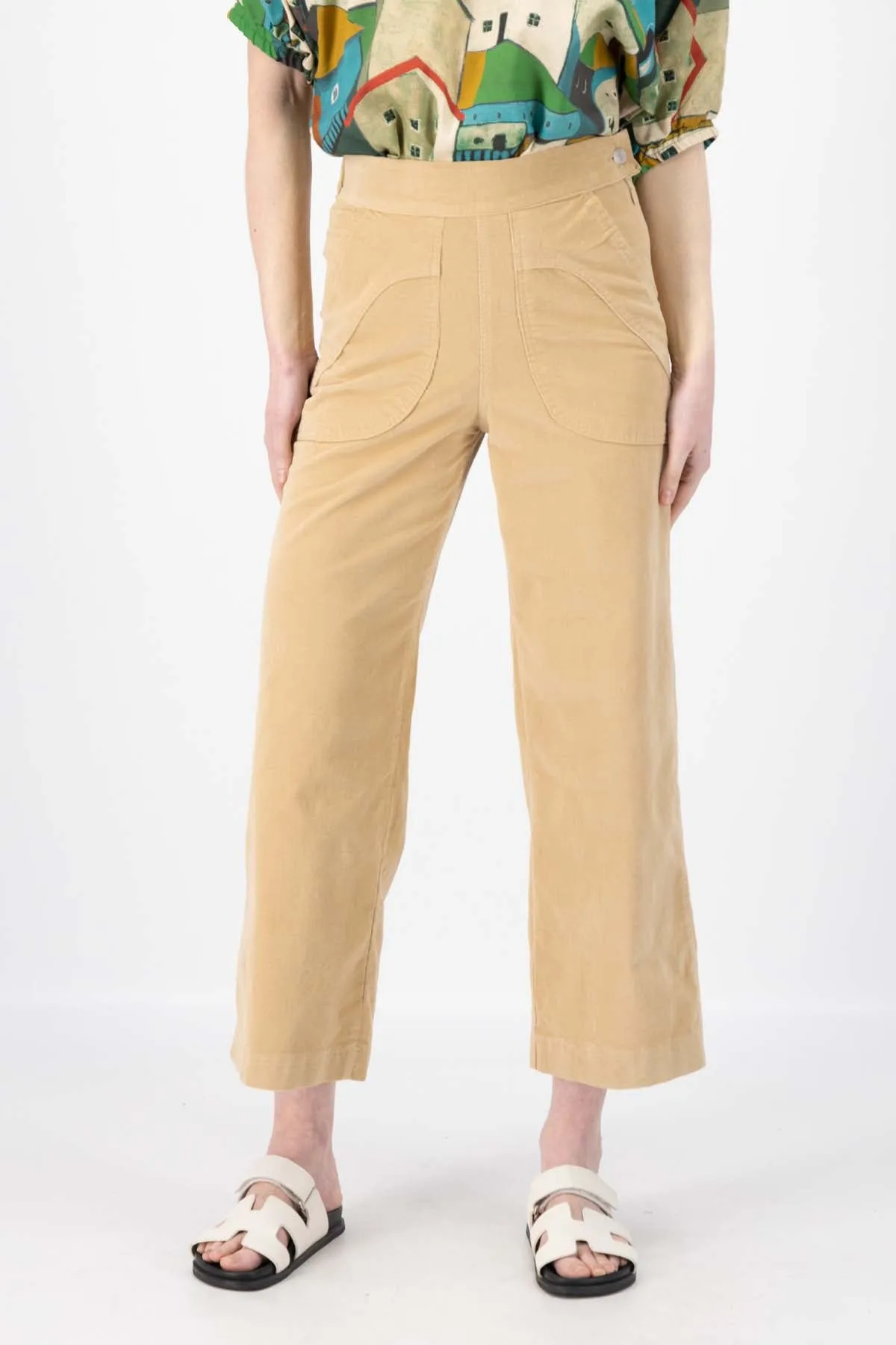 Peggy Fine Cord Pants Beige